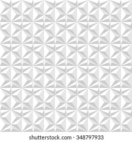 Geometric seamless 3d texture. Vector background.