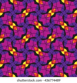 Geometric seamless abstract background for design