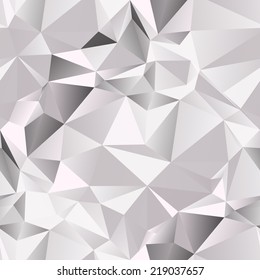 Geometric seamless background. Abstract 3D polygonal pattern.