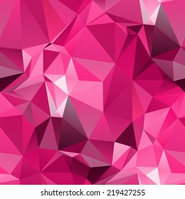 Geometric seamless background. Abstract 3D polygonal pattern.
