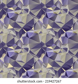 Geometric seamless background. Abstract 3D polygonal pattern.