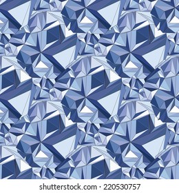 Geometric seamless background. Abstract 3D polygonal pattern.