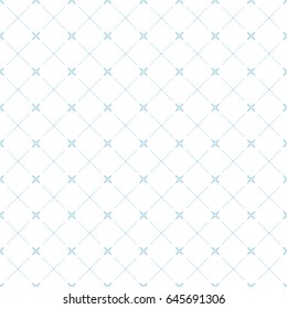 Geometric seamless background. Blue and white elements