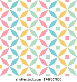 geometric seamless background fabric paper textile vector illustration