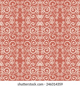 Geometric seamless background. Hand drawn pattern, line artwork. Can be used for card design, wallpaper, pattern fills, web page background, surface textures