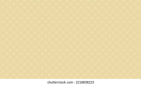 Ilustración de fondo sin soldadura geométrica con patrón oriental. Espectro Golden Beige. Estilo Oriental Moderno fondo para sus medios sociales, diseño gráfico, cartel, afiche. Ilustración del vector