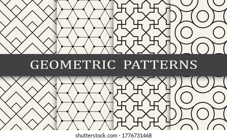 geometric seamless background pattern design print