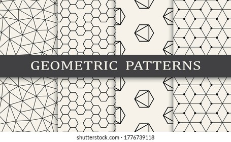 geometric seamless background pattern design print