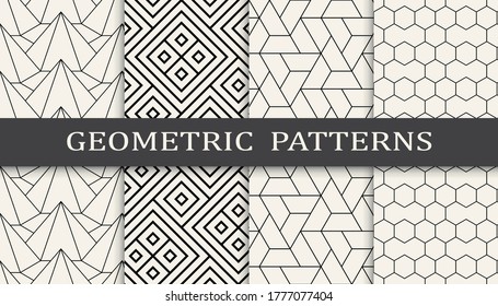 geometric seamless background pattern design print