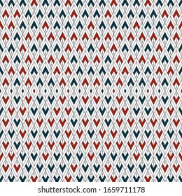 Fondo geométrico sin soldadura con líneas rojas y azules