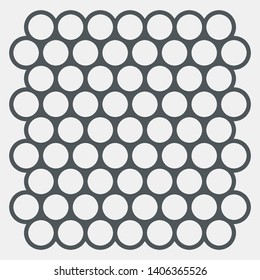 Geometric seamless background tile quality vector illustration cut