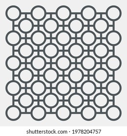 Geometric seamless background tile quality vector illustration cut