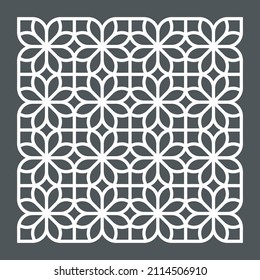 Geometric seamless background tile quality vector illustration cut