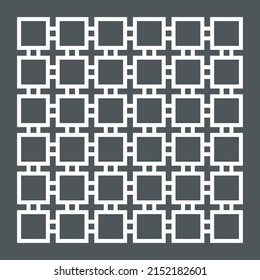 Geometric seamless background tile quality vector illustration cut