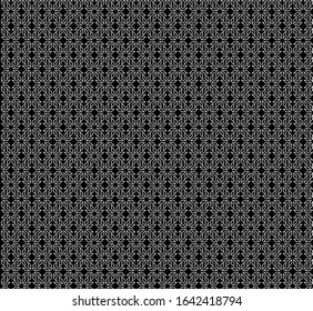 geometric seamless black white pattern