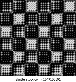 geometric seamless black white pattern