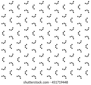 Geometric seamless black and white vector pattern. Abstract background.