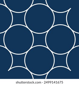 Geometrisch aus nahtlosen blauen und grünen Mustern. Einfache Vektorgrafiken