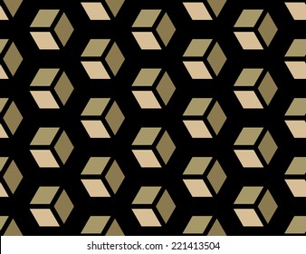 Geometric seamless cube background