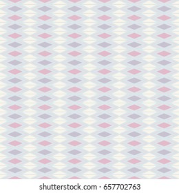  geometric seamless delicate pattern with vertical stripes of rhombuses