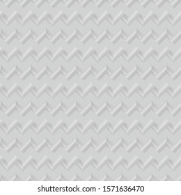 Geometric Seamless Design Cover Consisting of Isolated Elements. Future and Trendy Cover of Geometric Seamless Design.Fine Ornament with Gray Elements for Material Design