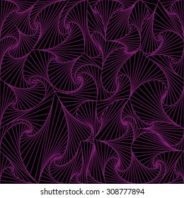 Geometric seamless doodle pattern with straight lines 