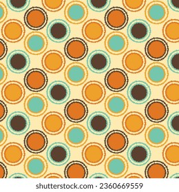 Geometric seamless dots print ethnic ikat style. dots abstract vector background pattern. dots design for home decor, print, fabric, clothing, blanket, carpet, curtain.