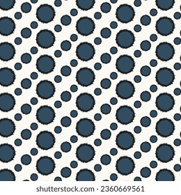 Geometric seamless dots print ethnic ikat style. dots abstract vector background pattern. dots design for home decor, print, fabric, clothing, blanket, carpet, curtain.