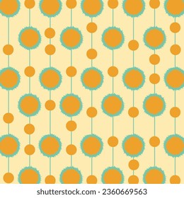 Geometric seamless dots print ethnic ikat style. dots abstract vector background pattern. dots design for home decor, print, fabric, clothing, blanket, carpet, curtain.