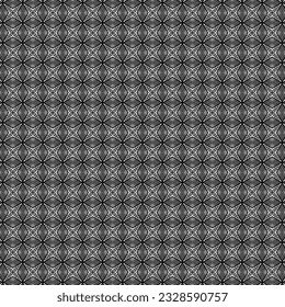 Colección de fondo étnico sin costuras geométricas en color negro dominante 
