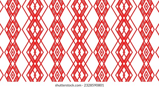 Geometric seamless ethnic background collection in in black color dominant 
