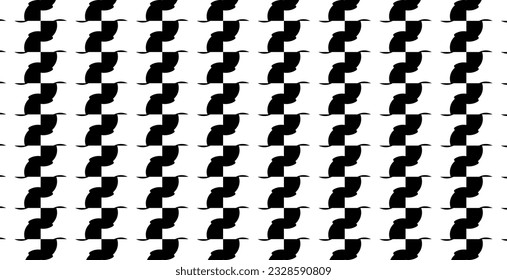 Geometric seamless ethnic background collection in in black color dominant 
