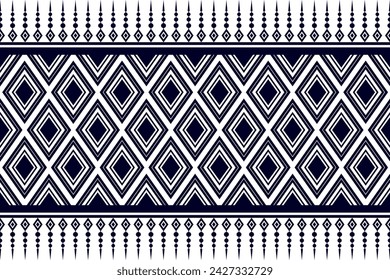 Geometric seamless ethnic pattern. Geometric ethnic pattern can be used in fabric design for clothes, wrapping, textile, embroidery, carpet, tribal pattern