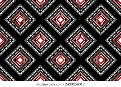 Geometric seamless ethnic pattern. Can be used in fabric design for cloth, fabric, carpet