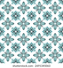Geométrico, sin costuras, étnico, píxel, patrón tailandés, patrón de tela para textiles, alfombra, Fondo de pantalla, ropa, sarong, batik, impresión, fondo, cubierta, ilustración, Vector