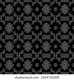 Geométrico, sin costuras, étnico, píxel, patrón tailandés, patrón de tela para textiles, alfombra, Fondo de pantalla, ropa, sarong, batik, impresión, fondo, cubierta, ilustración, Vector