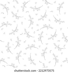 Geometric Seamless floral on pattern Background