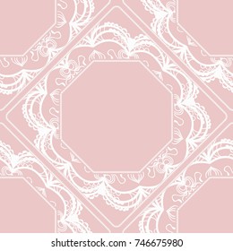 geometric seamless frame. vector illustration