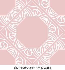 geometric seamless frame. vector illustration