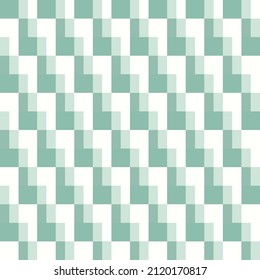 geometric seamless green pattern. mosaic on the tile.