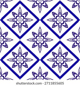 Geometric seamless ikat fabric pattern for carpets, ikat calico, calico, wallpaper, background, batik, wrapping, carpet, clothing, embroidery vector illustration for ikat textiles.