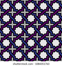 Geometric seamless islamic design