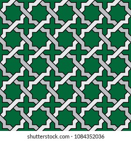 Geometric seamless islamic design