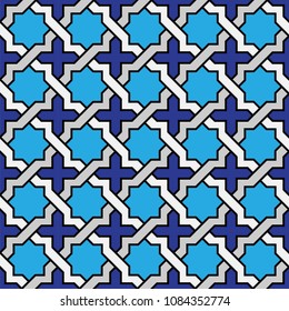 Geometric seamless islamic design