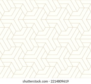 Geometric seamless linear pattern, vector 