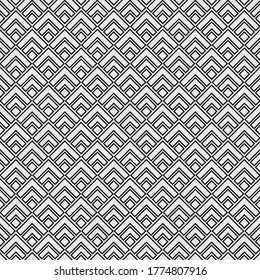 Geometric seamless minimal diamond square background pattern swatch illustration