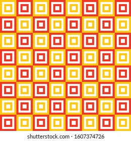 geometric seamless modern stylish square tiles vector pattern
