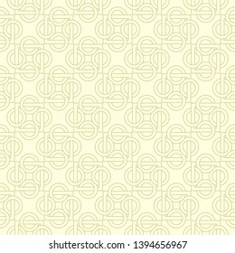 Geometric seamless olive green background