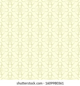 Geometric seamless olive green background. Vector illustration