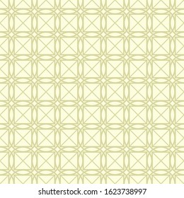 Geometric seamless olive green background. Vector illustration